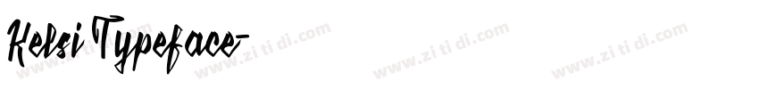Kelsi Typeface字体转换